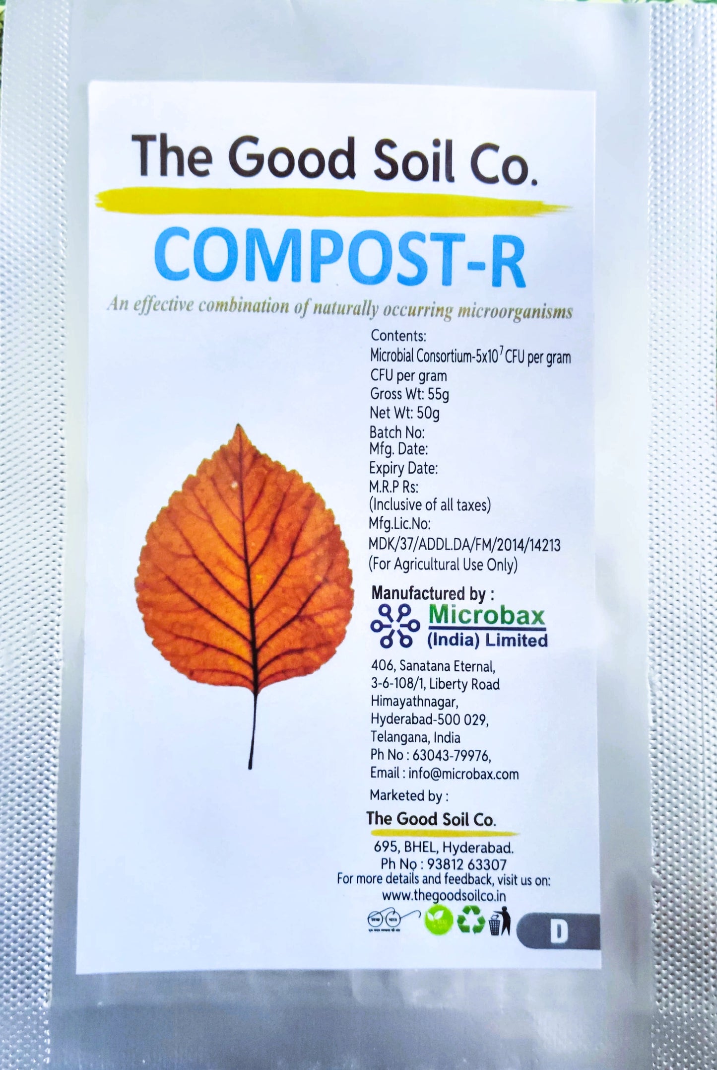 Compost -R -Fast Acting Kitchen & Garden Waste Accelator.