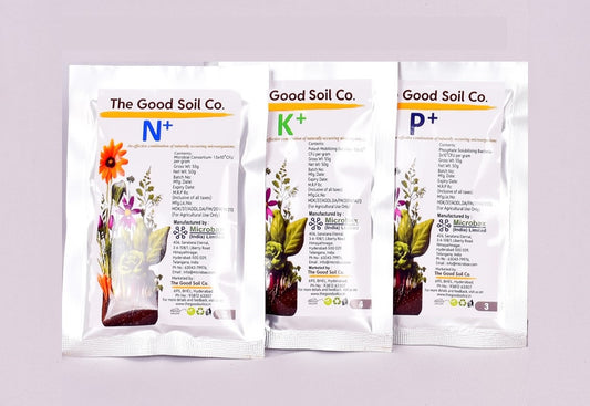 NKP-Essential Plant Nutrients combo |100% Organic |Chemical-free & Eco-Friendly | Safe for all Soil Types.